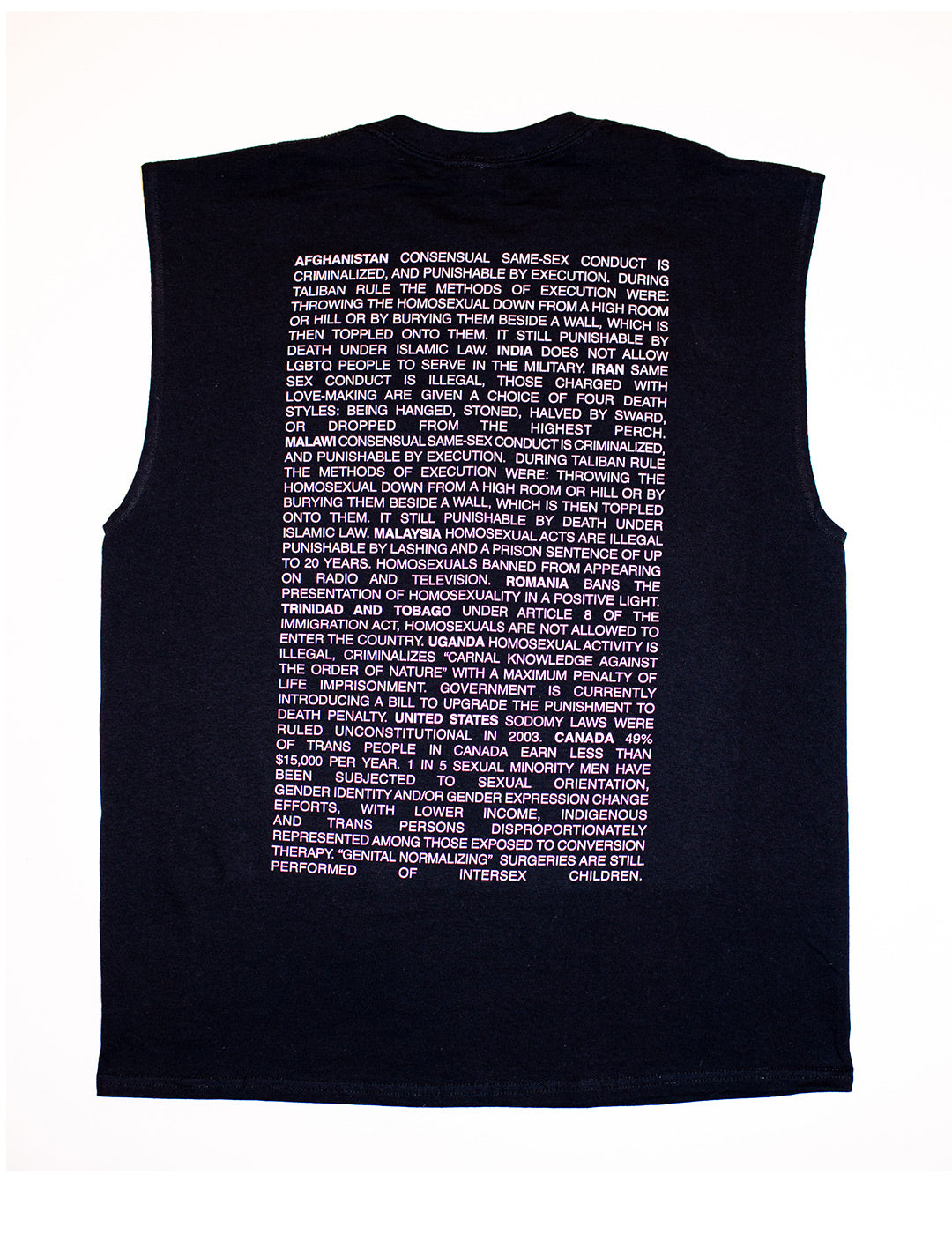 RED WITH LOVE MUSCLE TEE